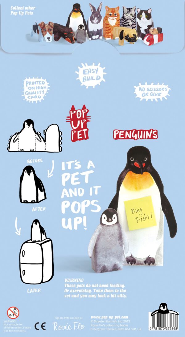 Rosie Flo’s Pop up Pet Pinguin - Image 3