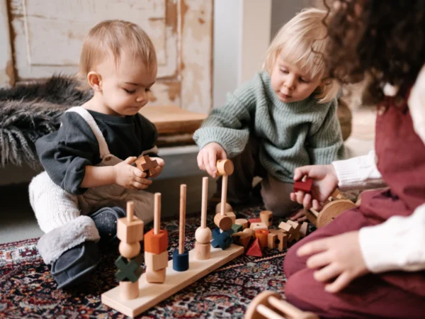 Wooden Story Montessori Stapelblokken Naturel - Image 4