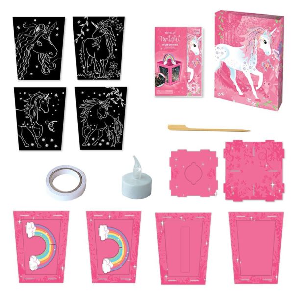 BOX CANDIY Totally Twilight Unicorn Lantaarn knutselset