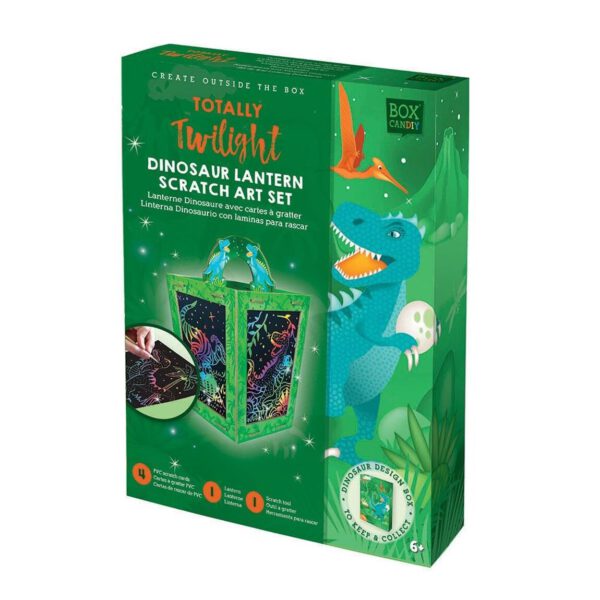 BOX CANDIY Totally Twilight Dinosaurus Lantaarn knutselset